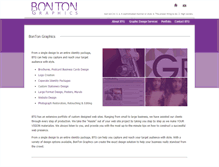 Tablet Screenshot of bontongraphics.com